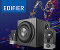 Скидки до 20% по промокоду на колонки EDIFIER.
