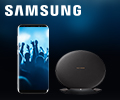 Беспроводная зарядка Samsung в подарок за смартфоны Samsung Galaxy S8/S8+.