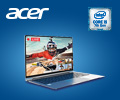 Скидка 10% по промокоду на ноутбуки Acer на базе процессоров Intel®.