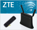 Скидка 15% по промокоду на модемы и роутеры ZTE.