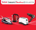 Скидки до 35% по промокоду на приборы TEFAL, MOULINEX, KRUPS, ROWENTA.